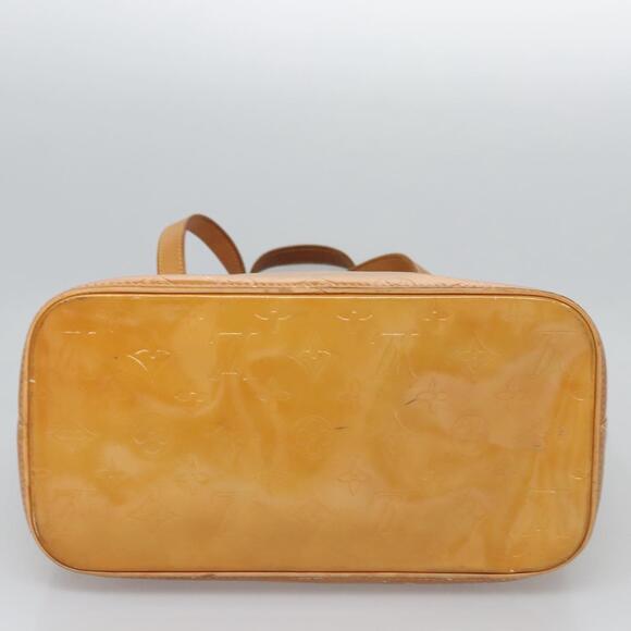 LOUIS VUITTON Monogram Vernis Houston Hand Bag Beige M91004 - Picture 6 of 16